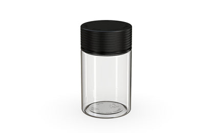 Chubby Gorilla|5oz Clear Jar W/ Spiral CR Black Cap