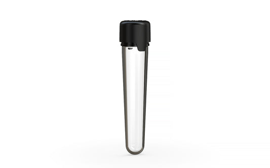 Chubby Gorilla|25x100mm Clear Tube W/ Aviator CR Black Cap