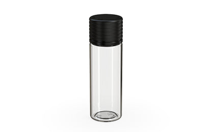 Chubby Gorilla|25x65mm Clear Tube W/ Spiral CR Black Cap