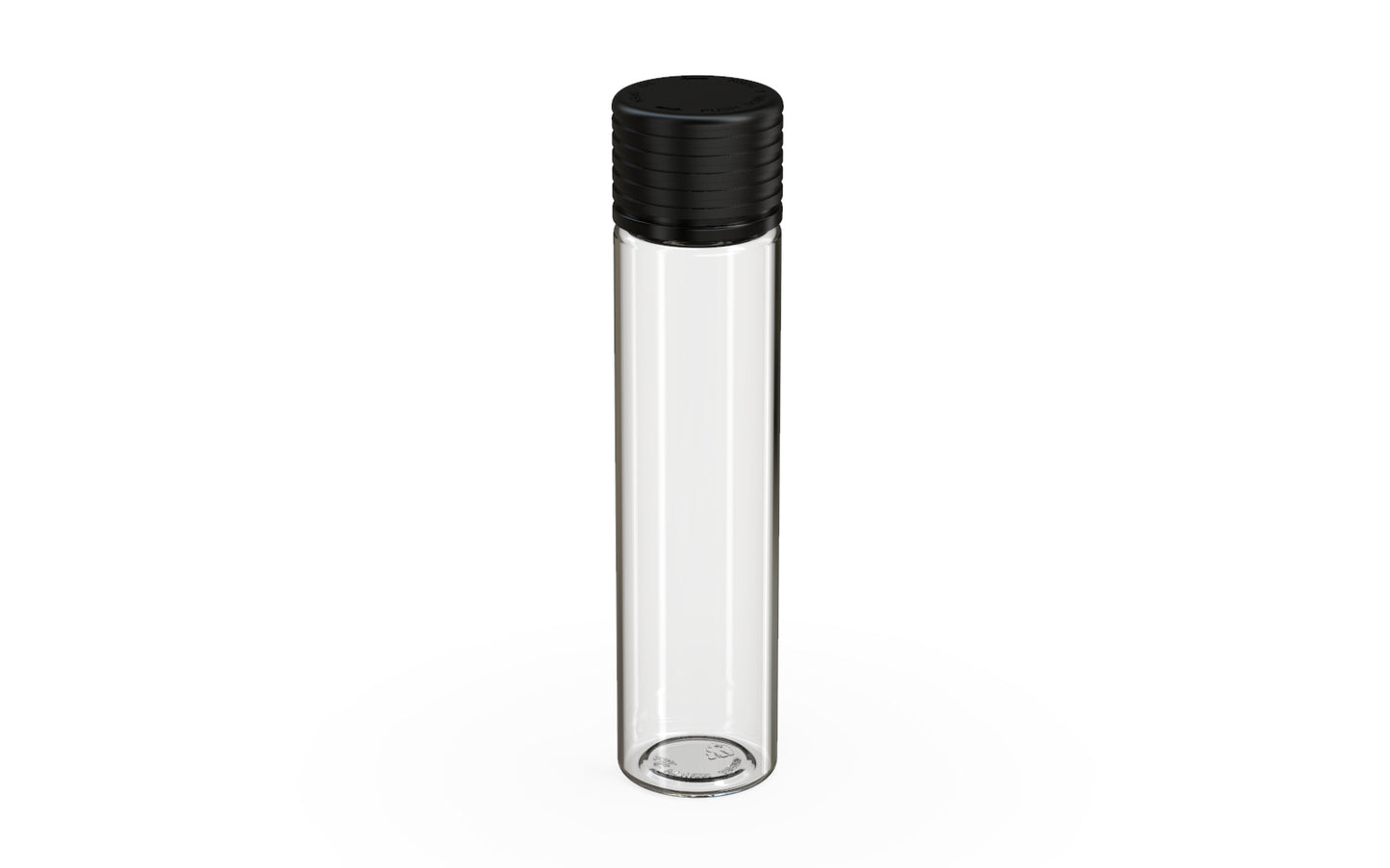 Chubby Gorilla|25x95mm Clear Tube W/ Spiral CR Black Cap