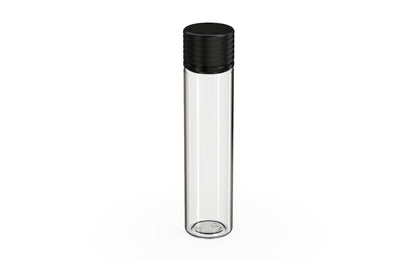 Chubby Gorilla|25x95mm Clear Tube W/ Spiral CR Black Cap
