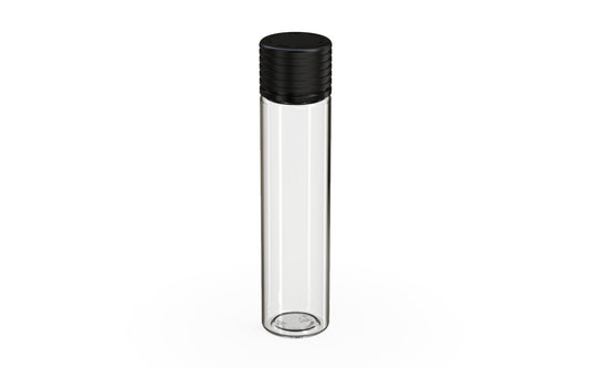 Chubby Gorilla|25x95mm Clear Tube W/ Spiral CR Black Cap