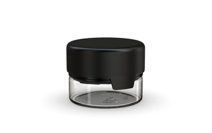 Chubby Gorilla|1oz Clear Container W/ Aviator CR Black Cap