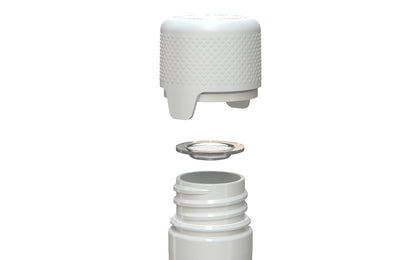 Chubby Gorilla|25x100mm White Tube W/ Aviator CR White Cap