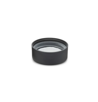 28mm Child Resistant Matte Black Caps w/ Foil Inliners