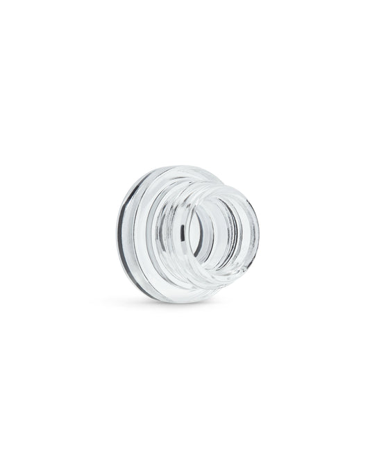 5ML Clear Glass Flat Round Concentrate Jar