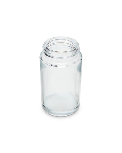 2oz Wide Mouth Straight Sided Clear Glass Jars for Pre-Rolls