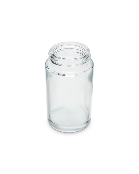 2oz Wide Mouth Straight Sided Clear Glass Jars for Pre-Rolls