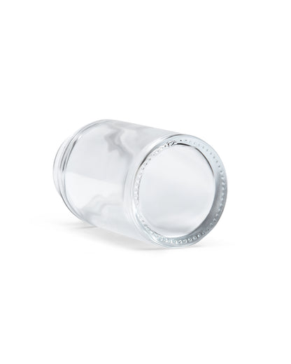 2oz Wide Mouth Straight Sided Clear Glass Jars for Pre-Rolls