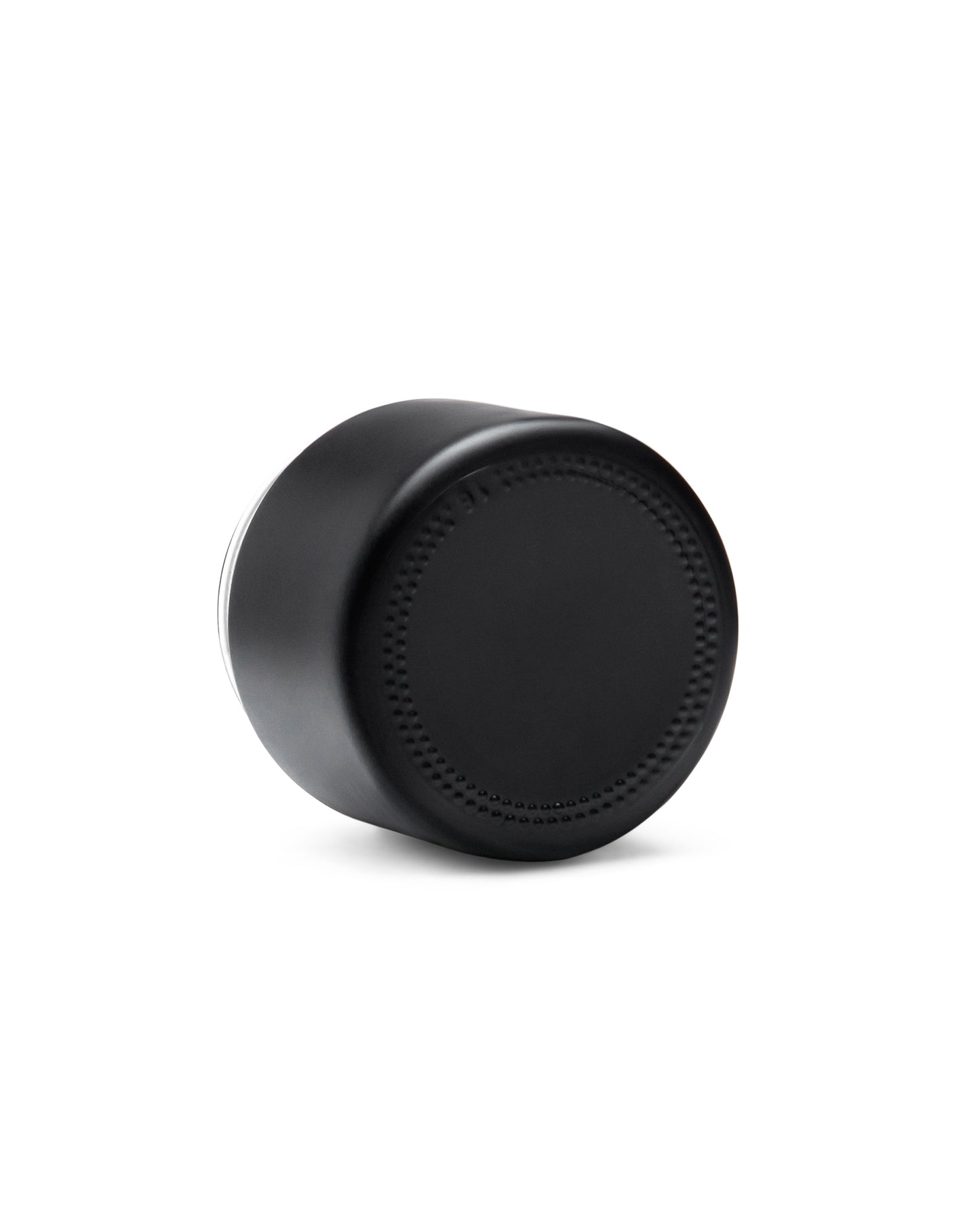 2oz Straight Sided Matte Black Glass Jars