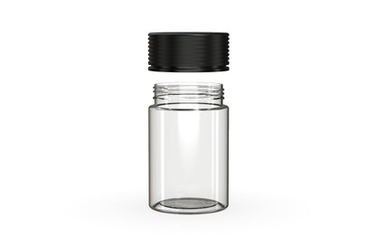 Chubby Gorilla|5oz Clear Jar W/ Spiral CR Black Cap