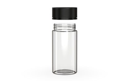 Chubby Gorilla|6oz Clear Jar W/ Spiral CR Black Cap