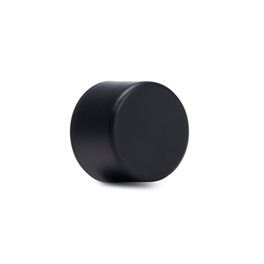 18mm Child Resistant Matte Black Cap W/ Foam & Pressure Seal Liner