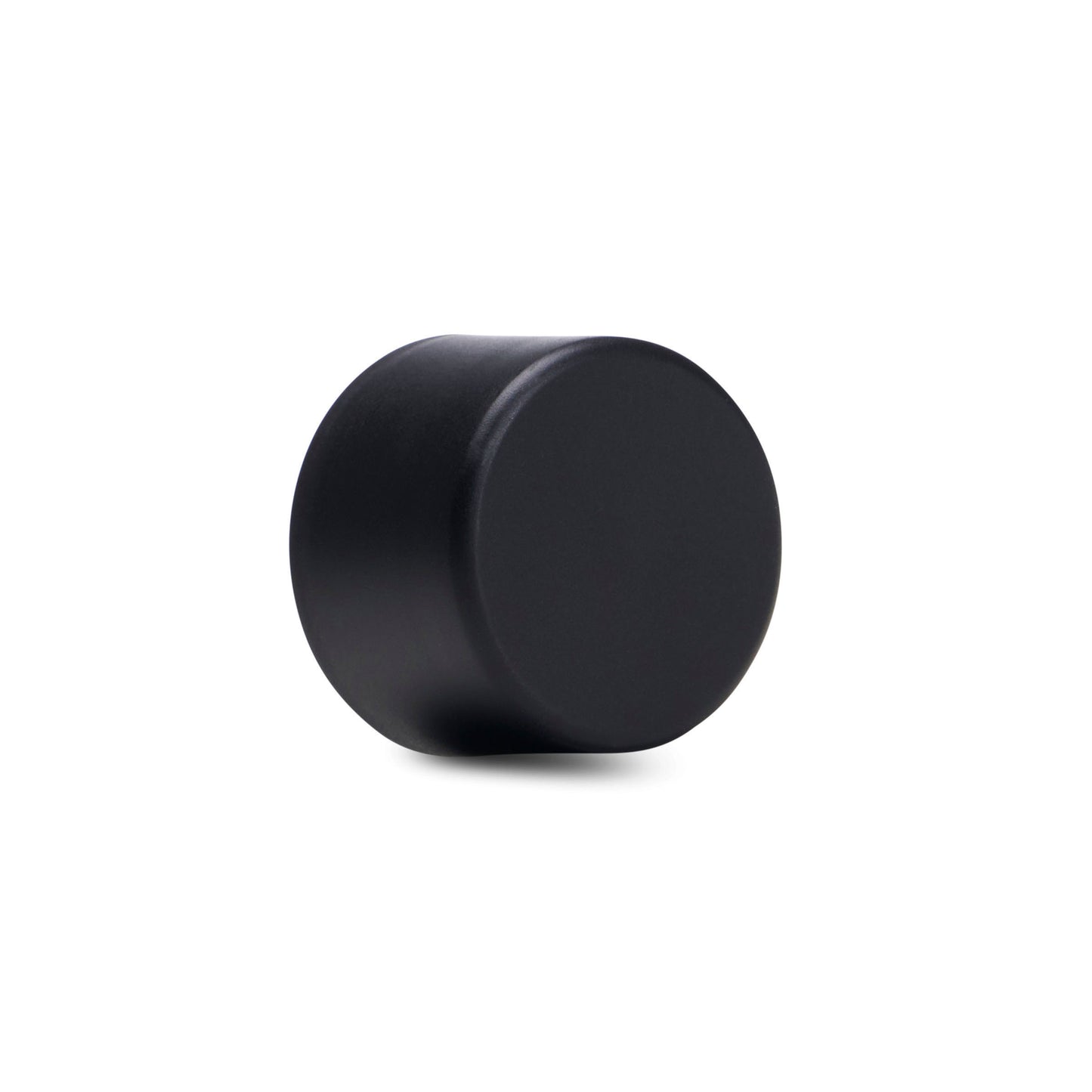 18mm Child Resistant Matte Black Caps w/ Pressure Sensitive Inliners