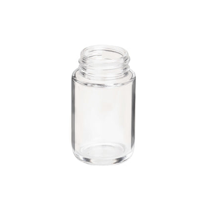 40ML Mini Straight Sided Clear Glass Jars For Pre-Rolls