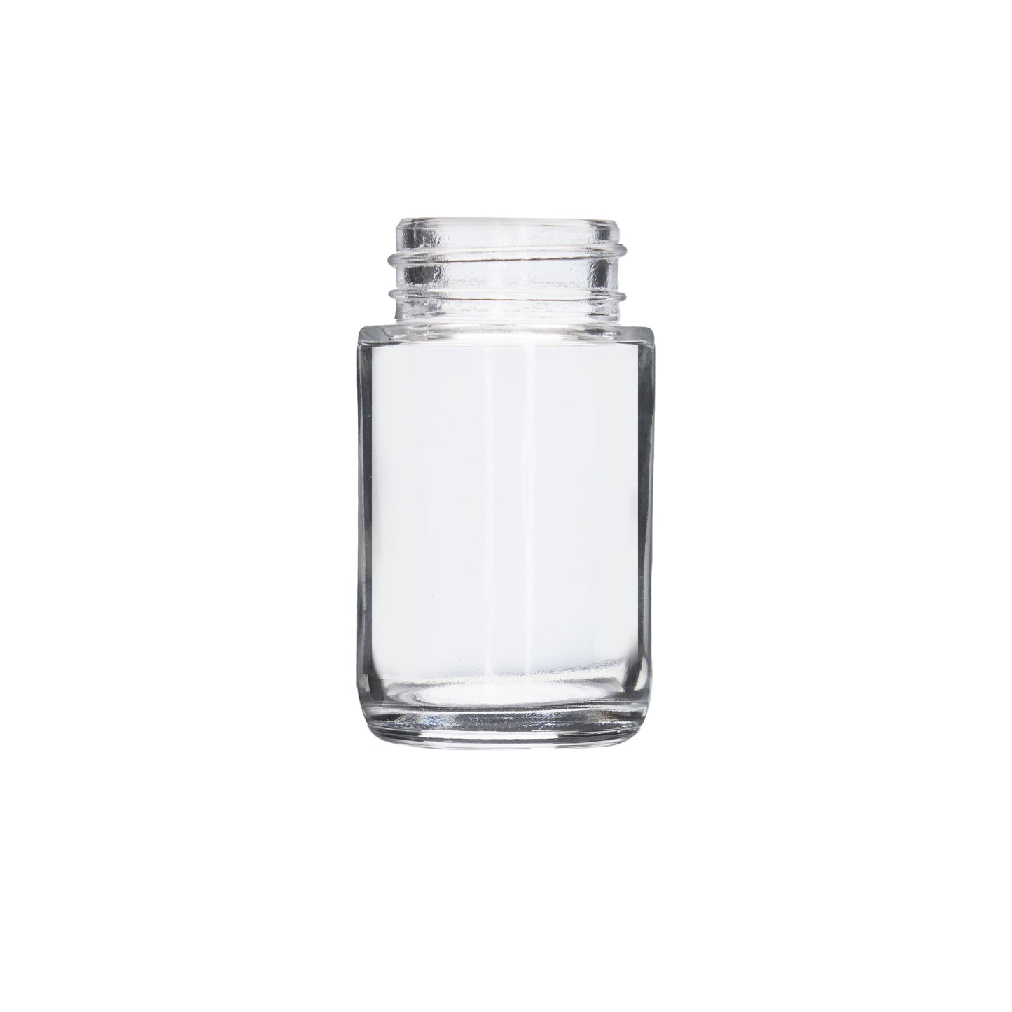 40ML Mini Straight Sided Clear Glass Jars For Pre-Rolls