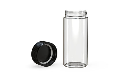 Chubby Gorilla|8oz Clear Jar W/ Spiral CR Black Cap