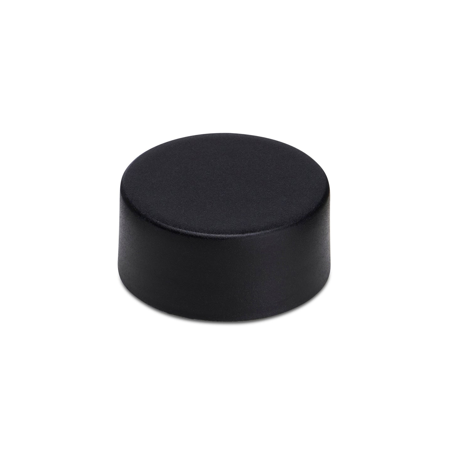 33mm Child Resistant Matte Black Caps w/ Pressure Sensitive Inliners