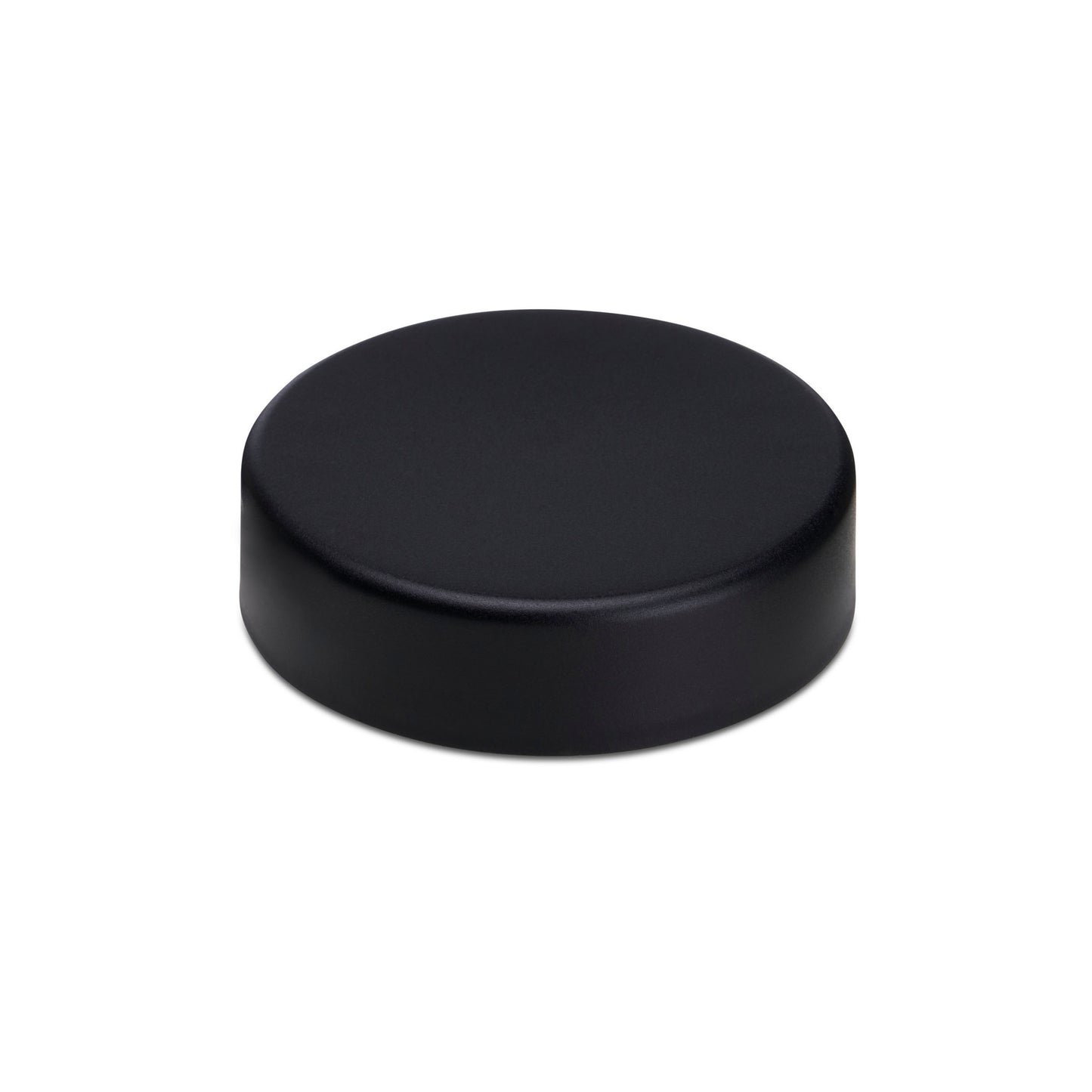 50mm Child Resistant Matte Black Caps w/ Pressure Sensitive Inliners