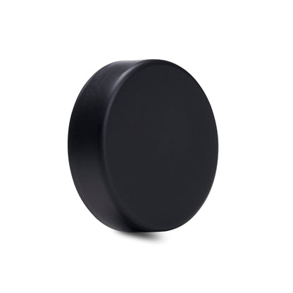 50mm Child Resistant Matte Black Caps w/ Pressure Sensitive Inliners