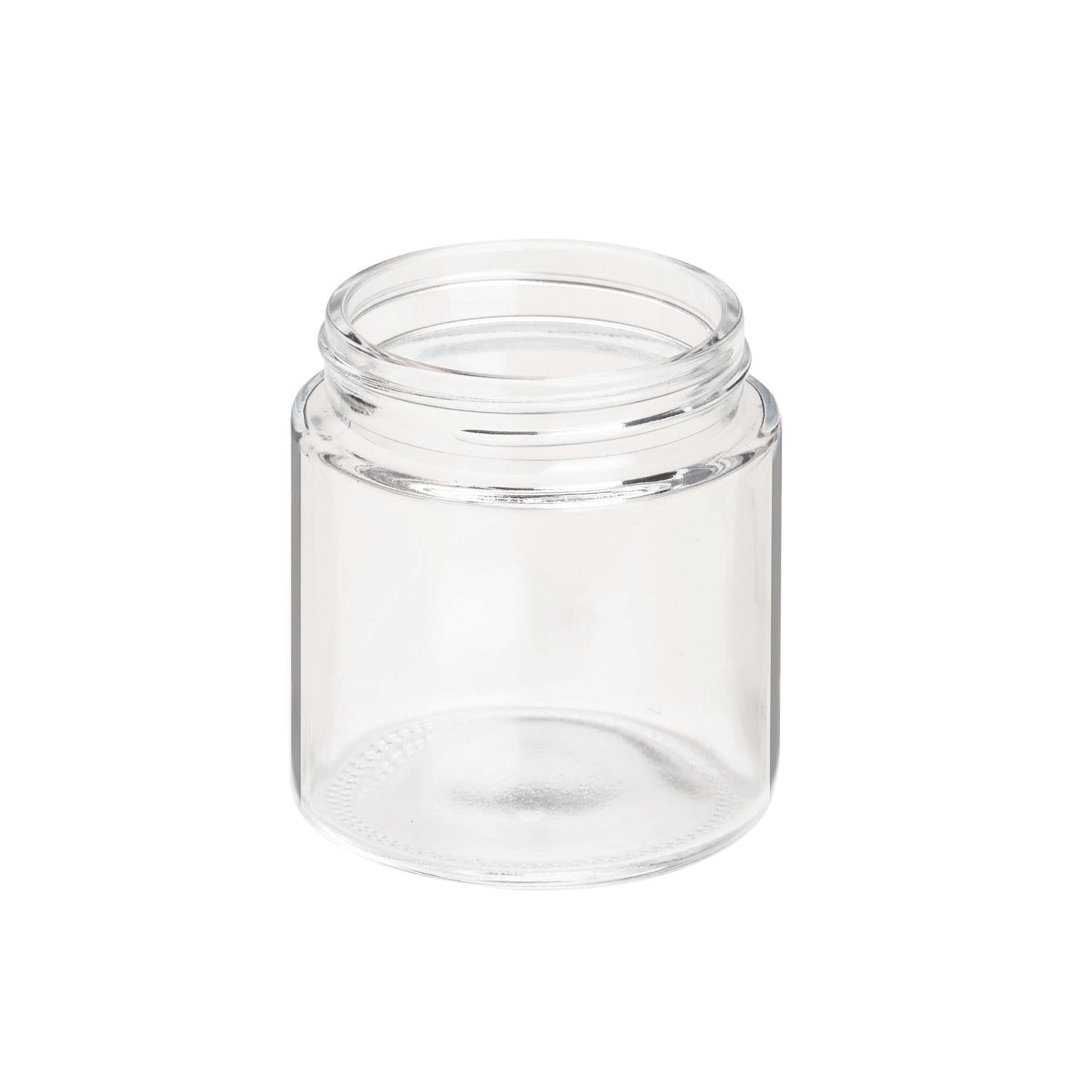 3oz Straight Sided Clear Glass Jars