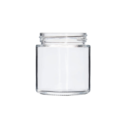 3oz Straight Sided Clear Glass Jars