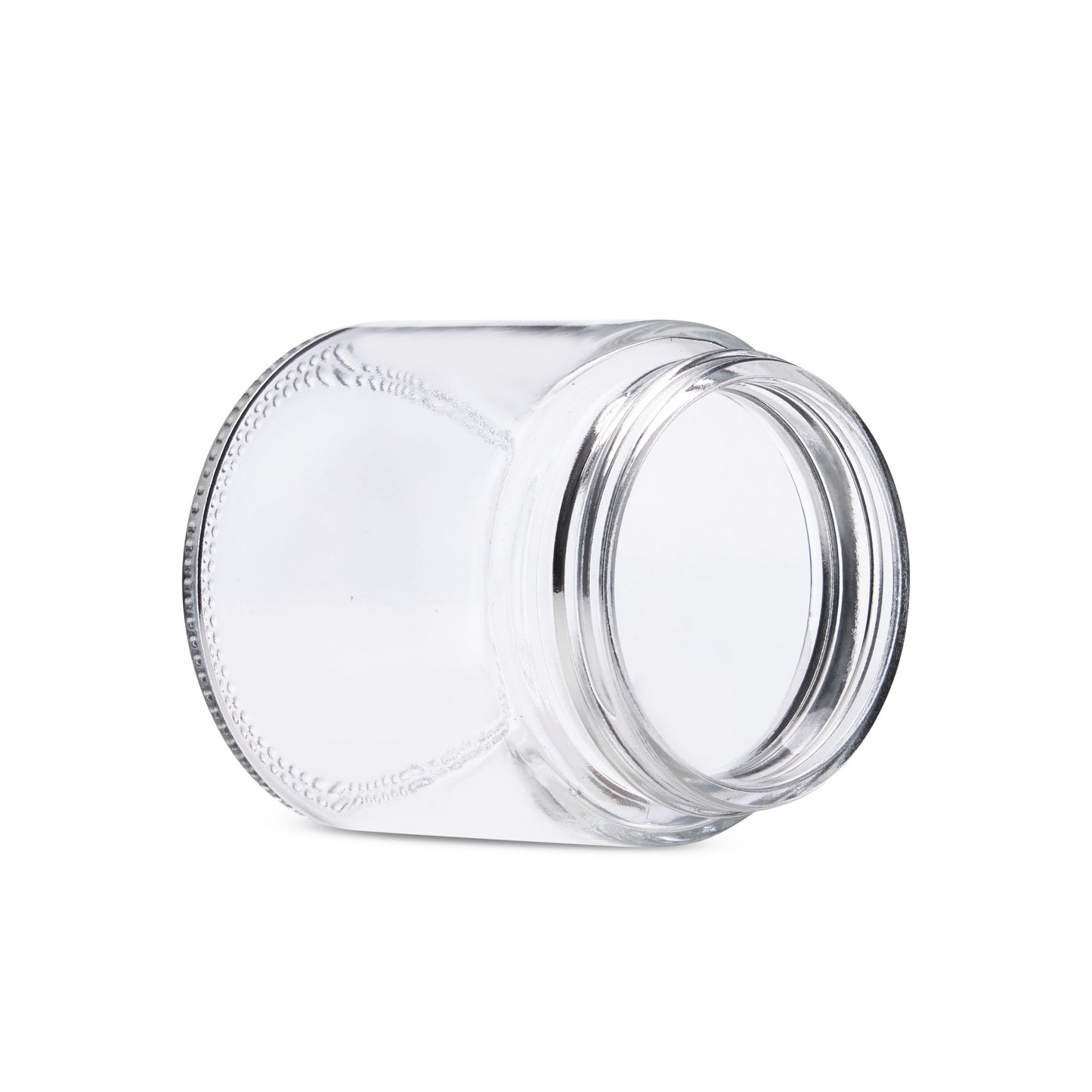 3oz Straight Sided Clear Glass Jars