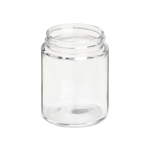 4oz Straight Sided Clear Glass Jars