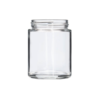 4oz Straight Sided Clear Glass Jars
