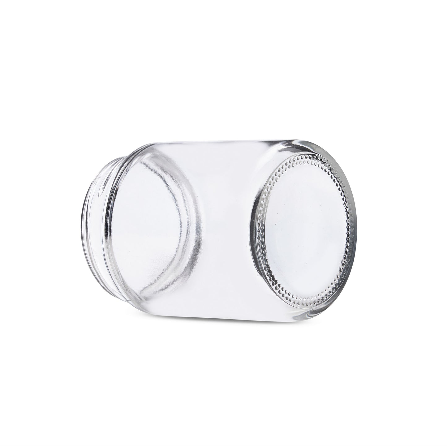 4oz Straight Sided Clear Glass Jars