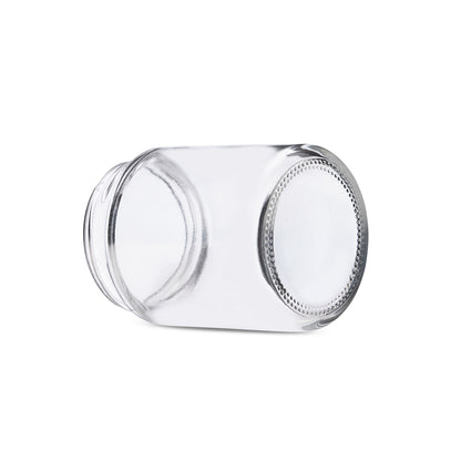 4oz Straight Sided Clear Glass Jars