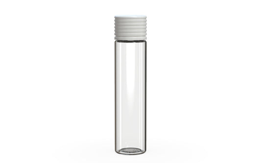 Chubby Gorilla|25x95mm Clear Tube W/ Spiral CR White Cap