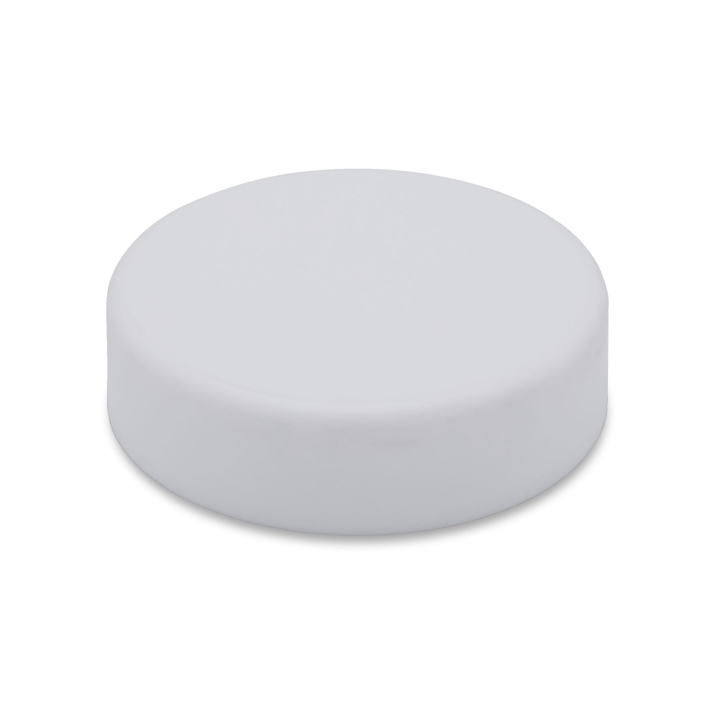 50mm Child Resistant Matte White Caps w/ Pressure Sensitive Inliners
