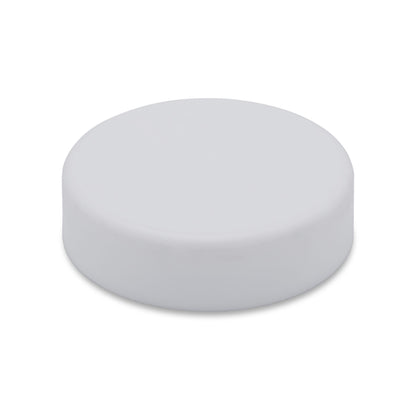 50mm Child Resistant Matte White Caps w/ Pressure Sensitive Inliners