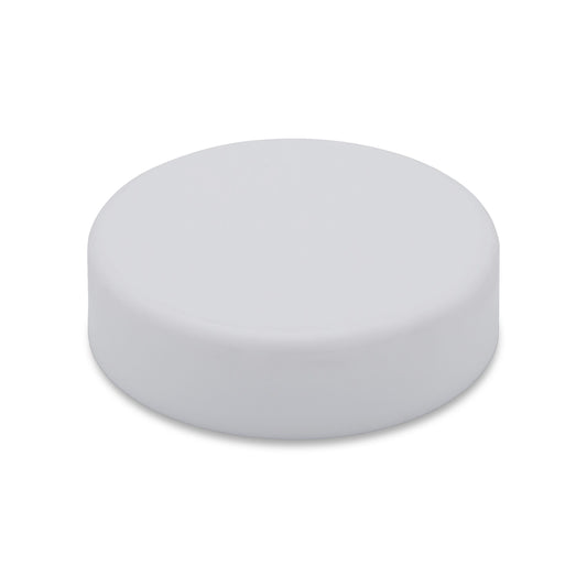 50mm Child Resistant Matte White Caps w/ Pressure Sensitive Inliners