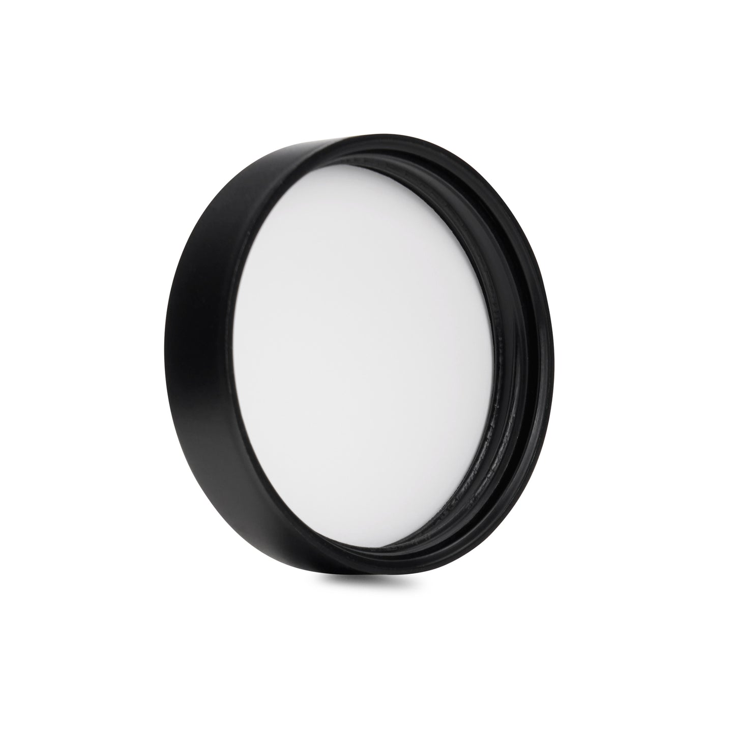 57mm Child Resistant Matte Black Caps w/ Pressure Sensitive Inliners