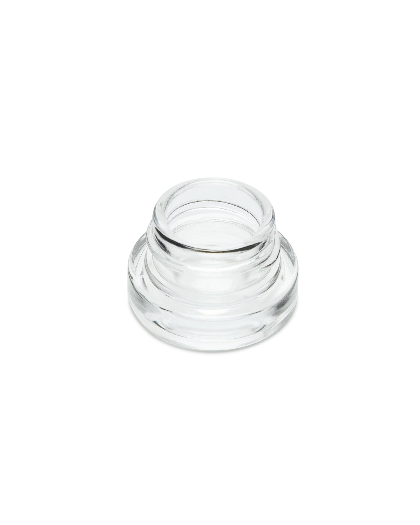 5ML Clear Glass Flat Round Concentrate Jar