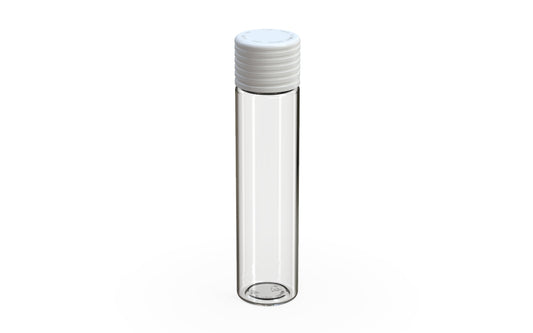 Chubby Gorilla|25x95mm Clear Tube W/ Spiral CR White Cap