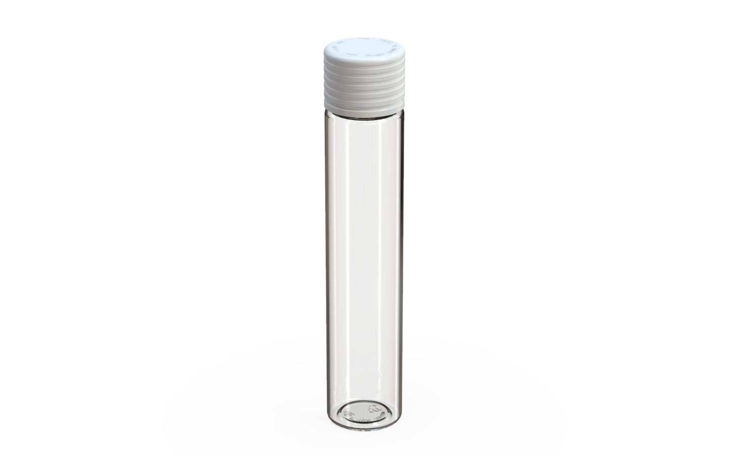Chubby Gorilla|25x115mm Clear Tube W/ Spiral CR White Cap
