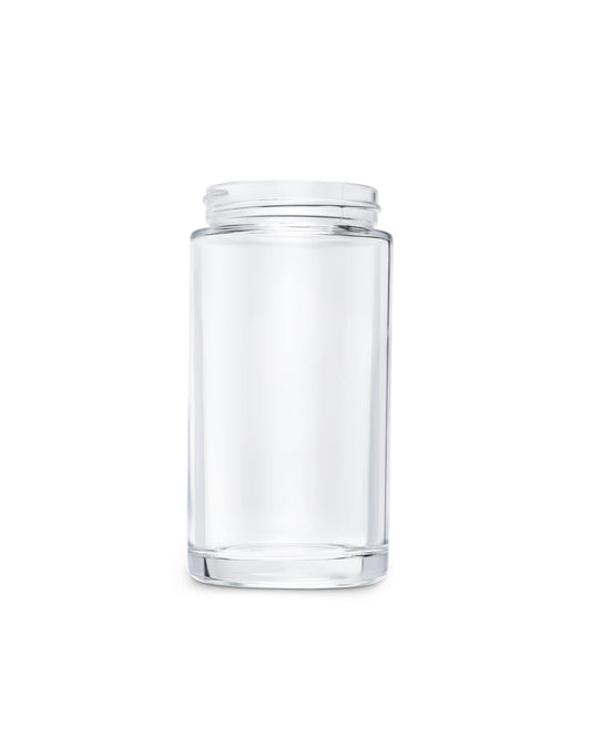 6oz Straight Sided Clear Glass Jars