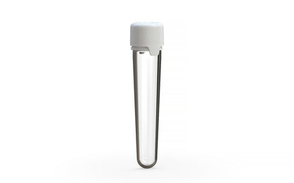 Chubby Gorilla|25x100mm Clear Tube W/ Aviator CR White Cap