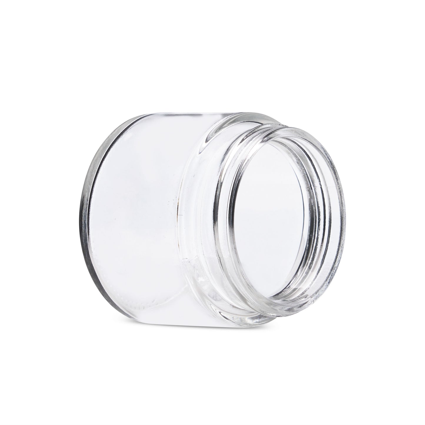 2oz Straight Sided Clear Glass Jars