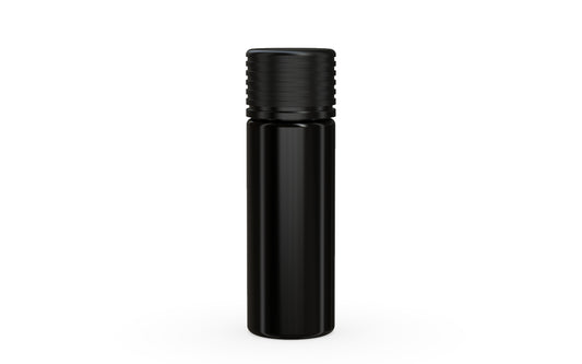 Chubby Gorilla|25x65mm Black Tube W/ Spiral CR Black Cap