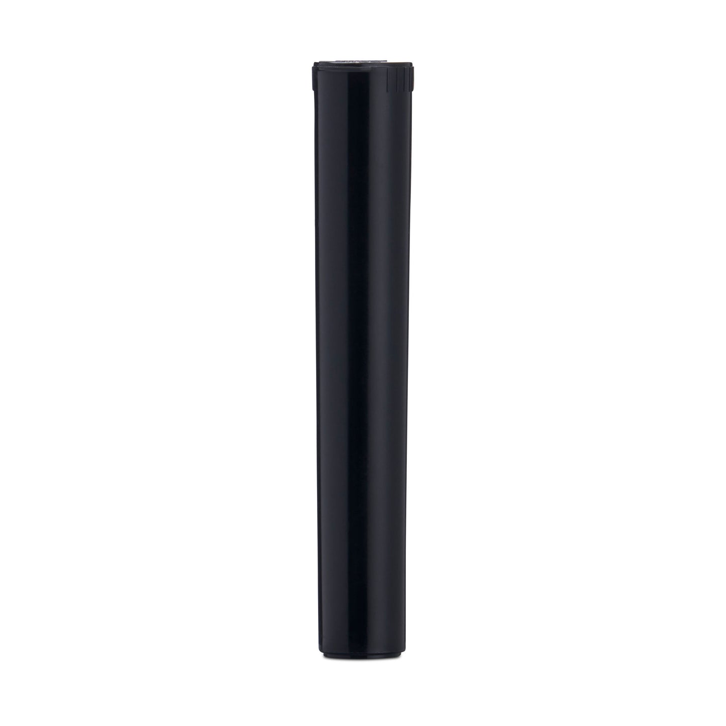 116mm Child Resistant King Size Pop Top Black Opaque Plastic Pre-Roll Tubes