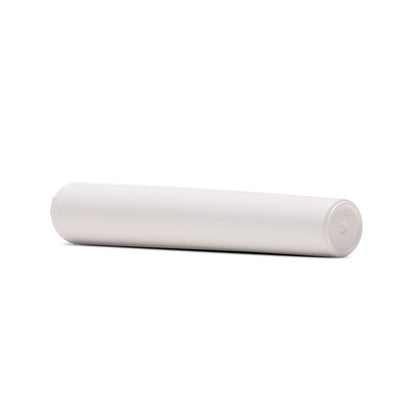 116mm Child Resistant King Size Pop Top White Opaque Plastic Pre-Roll Tubes