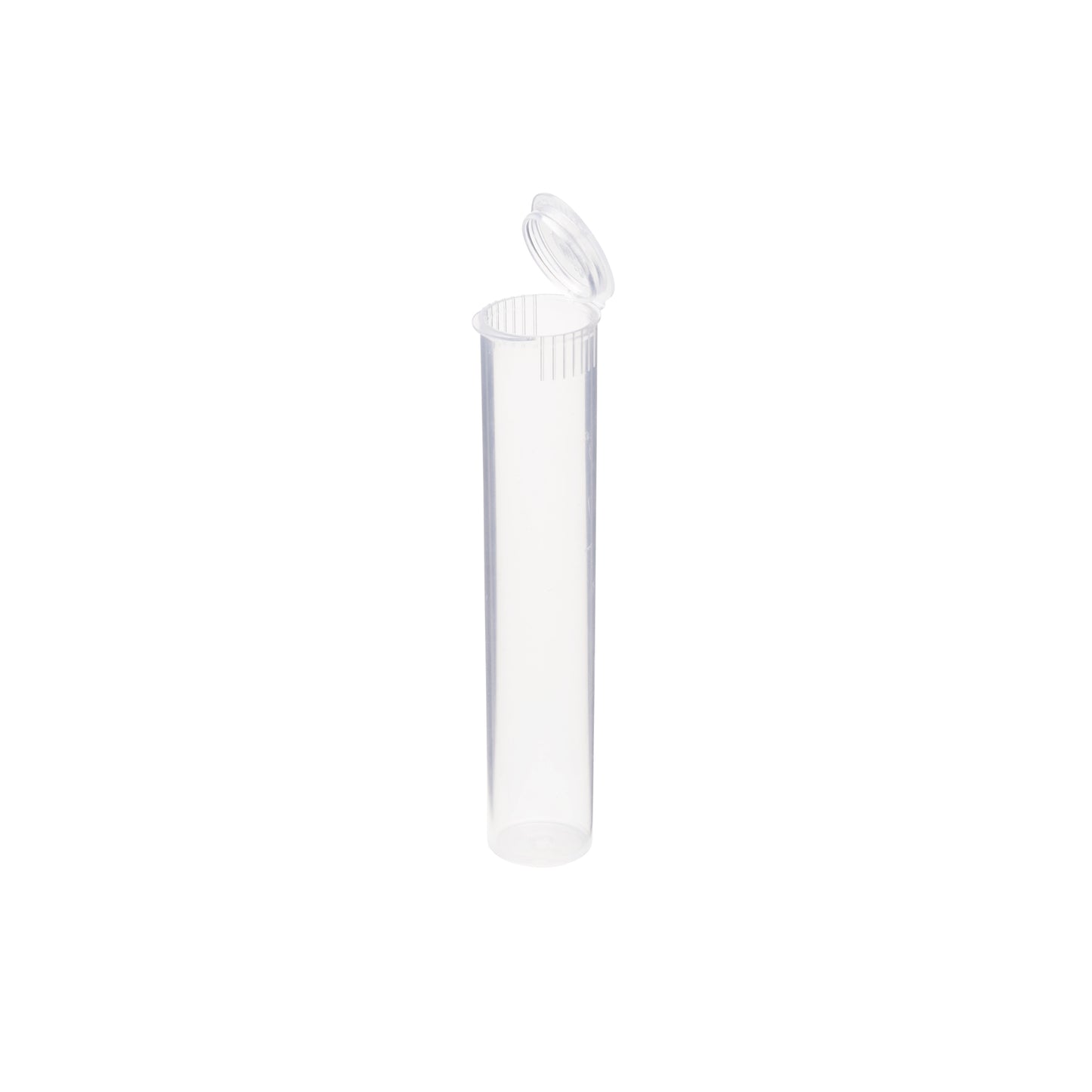 95mm Child Resistant Clear Pop Top Plastic Pre-Roll Tubes