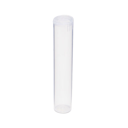 98mm Child Resistant Clear Pop Top Plastic Pre-Roll Tubes
