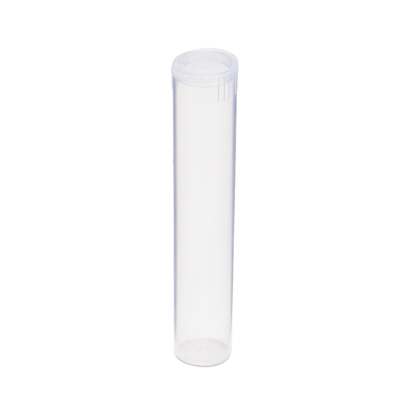 95mm Child Resistant Clear Pop Top Plastic Pre-Roll Tubes