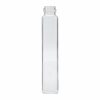 18x115mm Clear Glass Tube w/ CR Black Cap PE+PS Pre-Inserted - Image 3