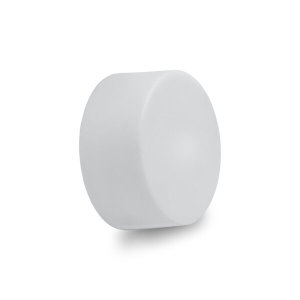 33mm Matte White Caps